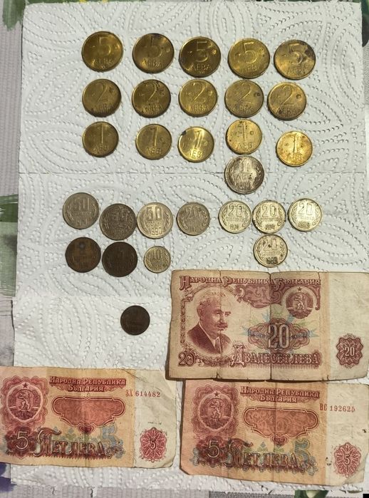 Монети  5стотонки 1981  НРБългария1989,1990г