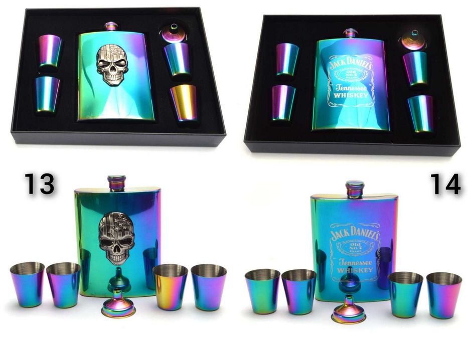 Подаръчен Комплект - Манерка с Аксесоари Jack Daniels и други !!!