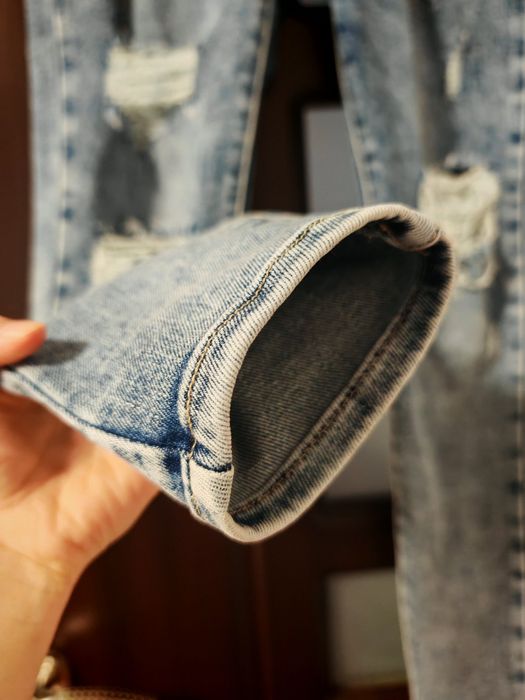 Blugi de dama casual Slim Fit/ Ripped jeans