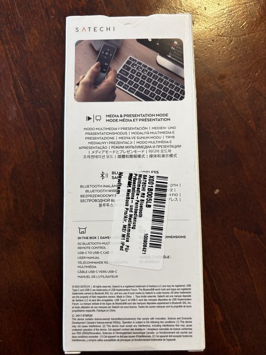 Satechi R2 Multimedia Remote