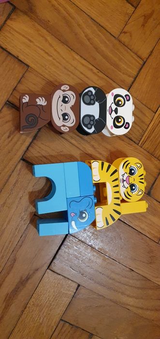 Lego duplo, 3 seturi: trenuleț cu cifre, cu animale  și obiecte