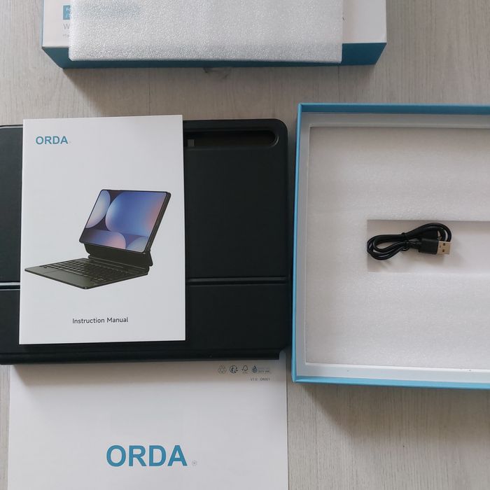 Професионален Магнитен Калъф с Клавиатура ORDA за Samsung Tab S10+/S9+