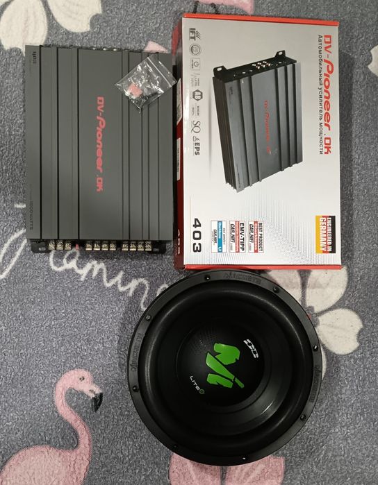 Продам сабвуфер и усилитель