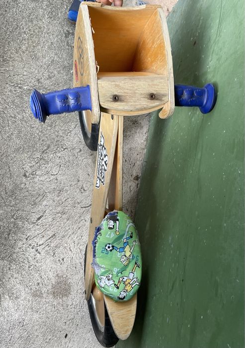 Детско дървено баланс колело