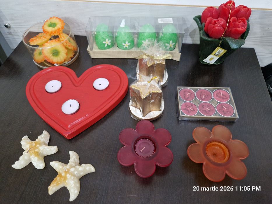 Lumănări de Paște/Craciun și ornamente