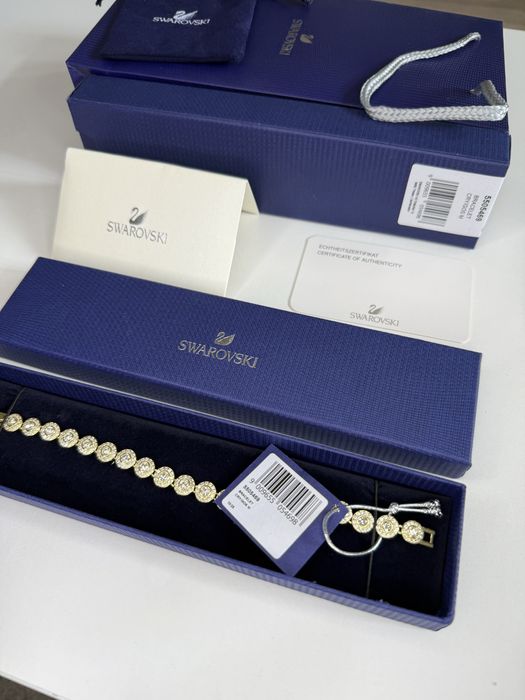 Bratara Swarovski Una Angelic Auriu