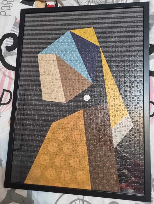 Vand puzzle inramat tablou - obiect decorativ