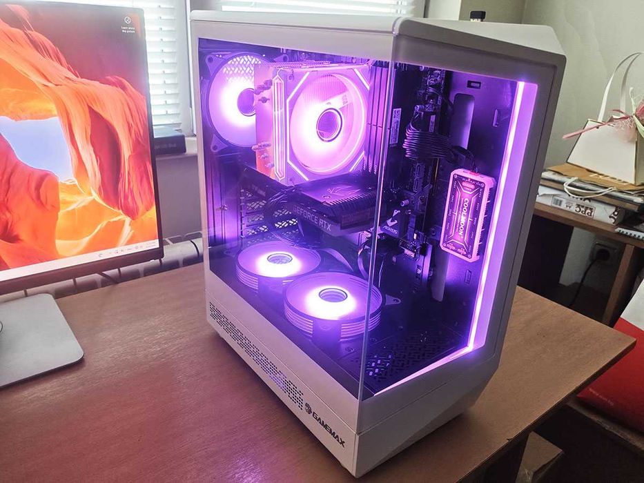 Геймърски компютър, Rtx 3060Ti, Ryzen 5500, 32gb Ram, 960Gb SSD
