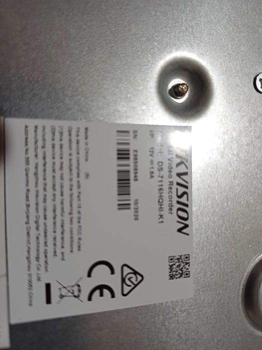 DVR DS-7116HQHI-K1 -  + HDD Western Digital WD20EZRX - 2TB