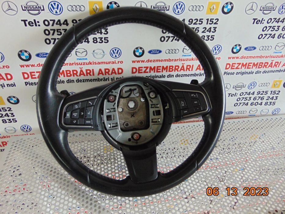 Volan Jaguar F Pace XF Xe volan piele cu comenzi si padele dezmembrez