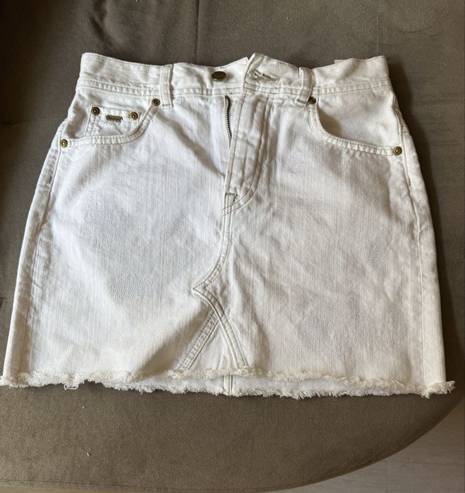 Бяла дънкова пола - Pepe jeans