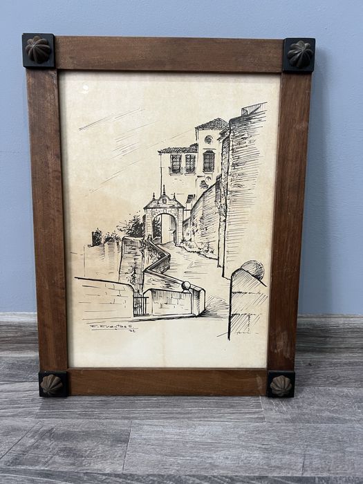 Антикварна картина, 6 бр.