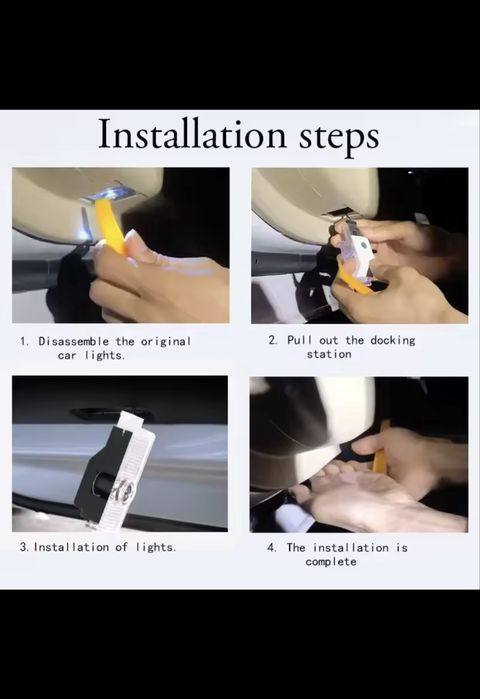 Лого светлини Mercedes-Benz за врати w203