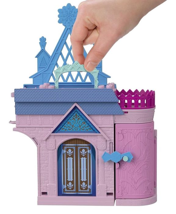 Disney Anna замок с Олафом !