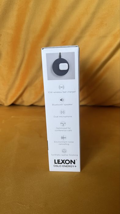 Lexon Oslo Energy + Boxa bluetooth statie incarcare wireless sigilata