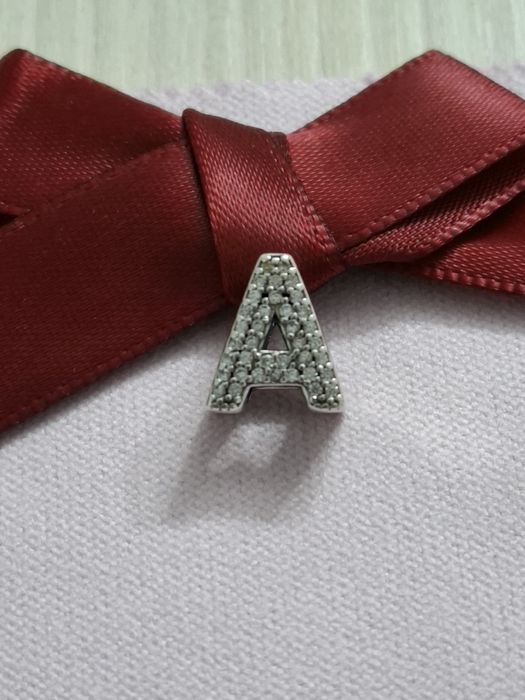 Pandantiv argint nou litera A