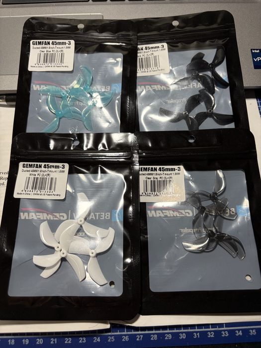 Vand 4 seturi elici gemfan 45mm 1.5mm