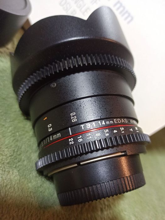 Samyang 14 MM, 3.1, Nikon FULL Frame DSLR - stare perfectă