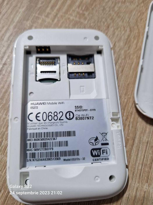 Router portabil HUAWEI E5372s-32/ WiFi mobil 150 Mbps 4G LTE/ DIGI
