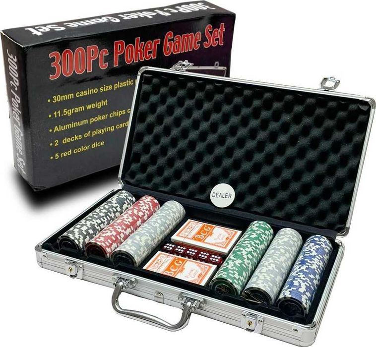 Покерный набор в алюминиевом кейсе