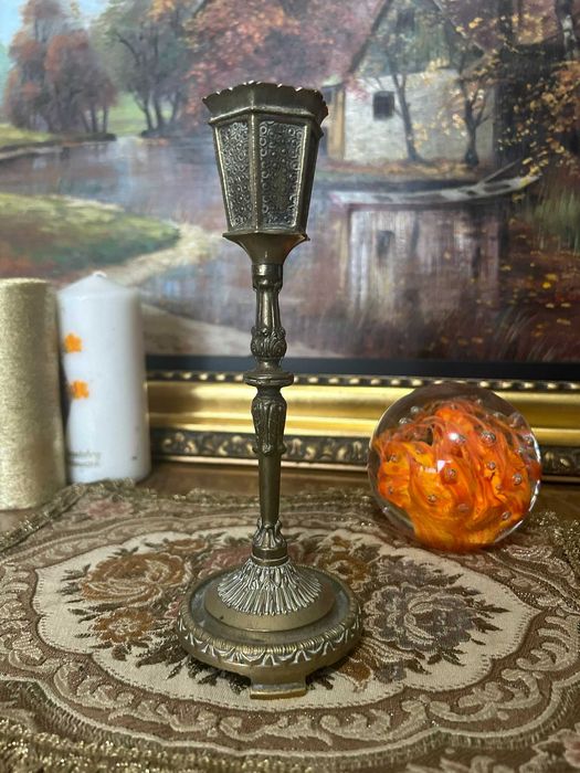 DN949 Sfesnic deosebit de bronz 300g 20cm h 7 cm d si 4,5d la cupa