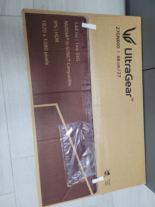 Monitor IPS LG Ultragear 27" Full HD 1ms 144hz