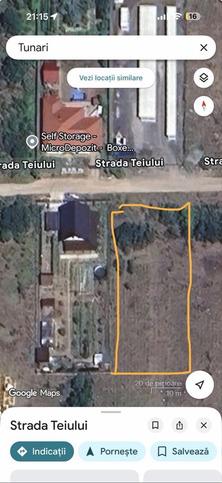 Teren 1500 mp Tunari Langa Cosmopolis