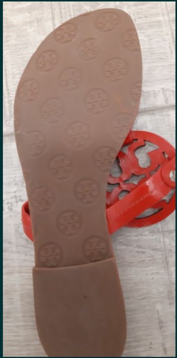 Papuci Tory Burch,autentici piele naturala,orange 39