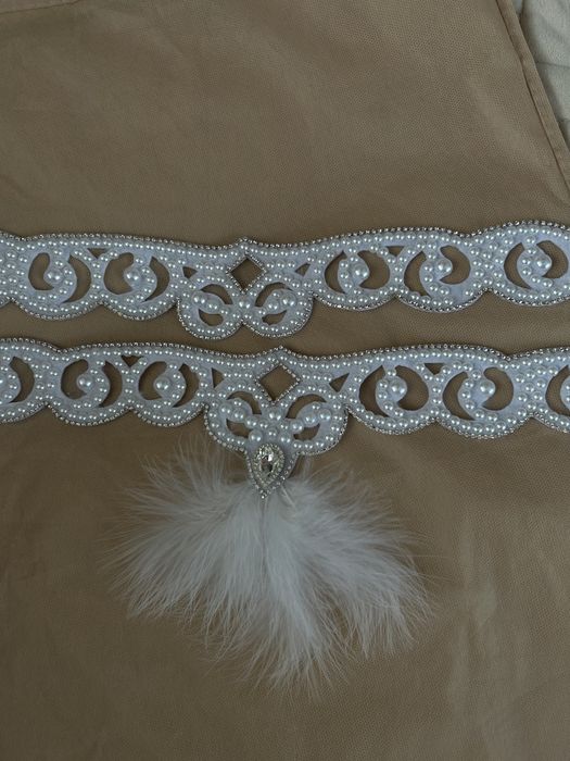 Украшение для платья на годик. Диадема