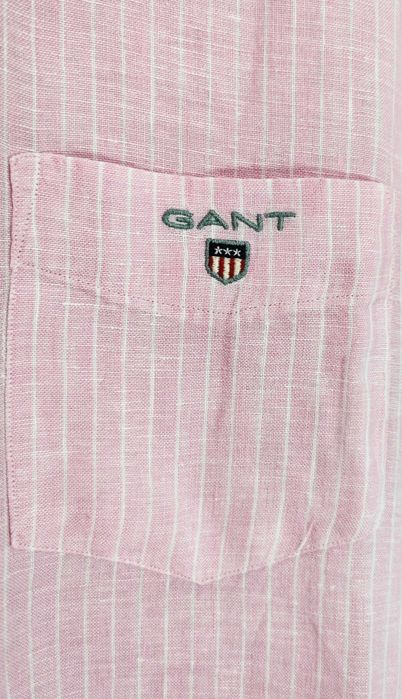 GANT 100% Ленена розова мъжка риза размер 3XL / XXXL
