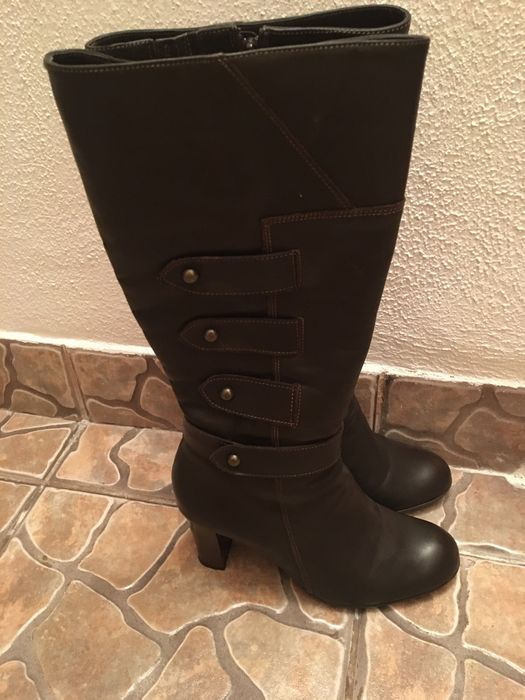 Cizme dama din piele