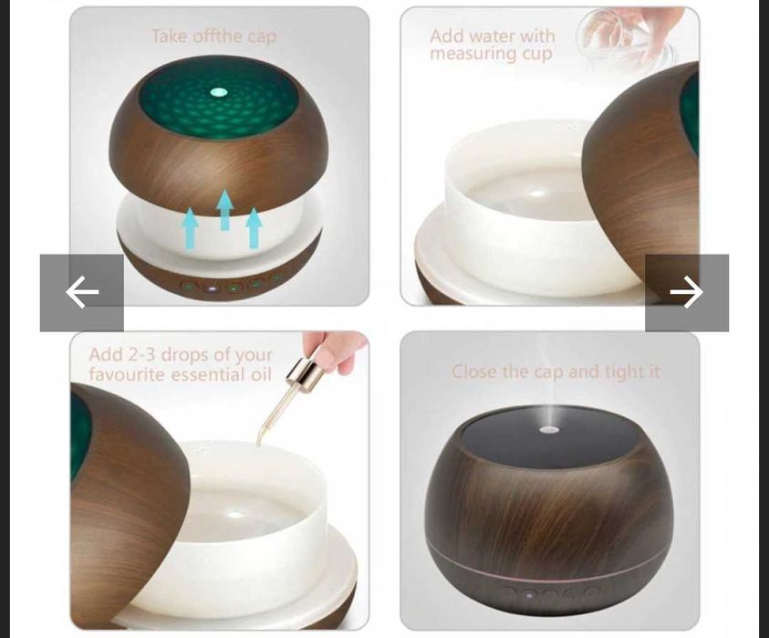 Арома дифузер 7 цвята