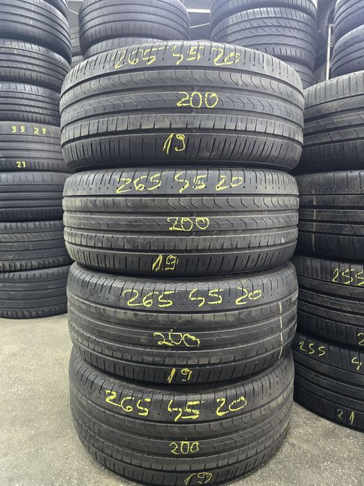 4x 265/45/20 VARA PIRELLI Stare excelentă