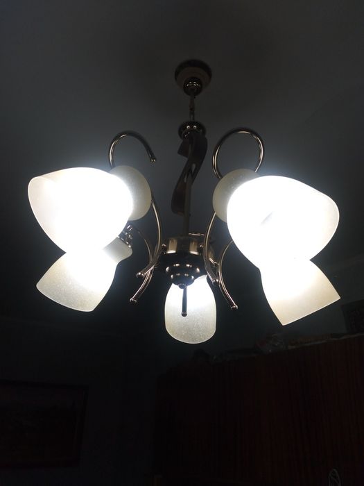 Люстра 5 рожковая