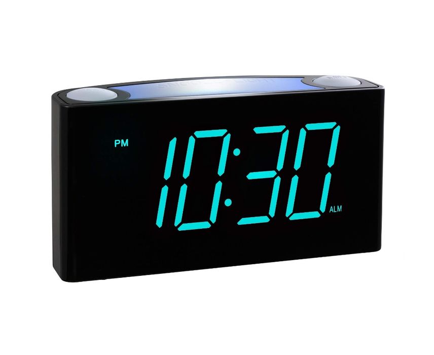 Электронные Часы Будильник со светильником 12/24 светодиодный дисплей