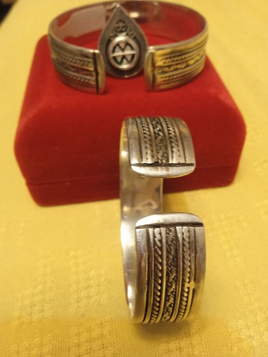 2 браслета и кольцо серебро 925