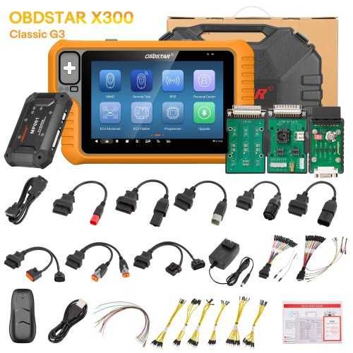 OBDSTAR X300 G3 Aparat Chei Auto/Moto/Camioane +Cheia SIM+Cabluri Moto
