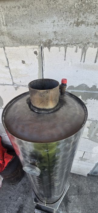Boiler inox pe lemne