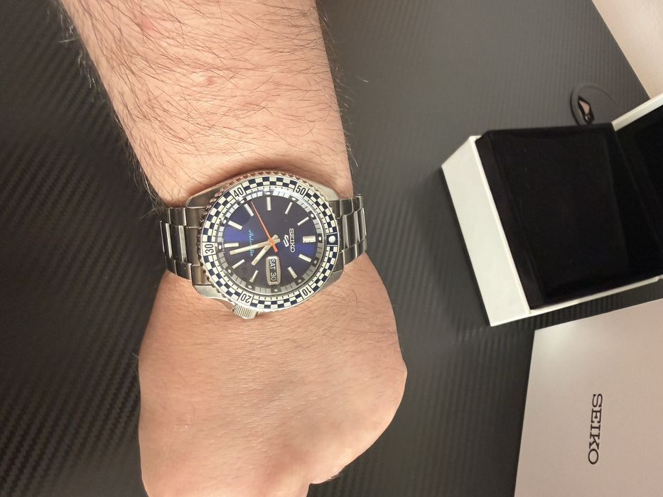 Vand ceas Seiko Blue Rally Diver