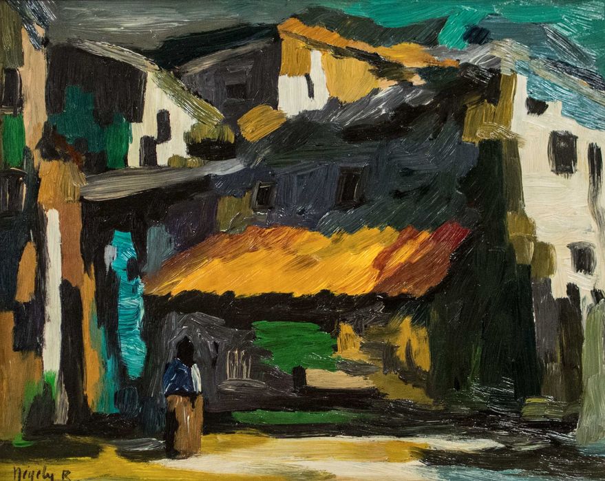 Tablou vechi Rudolf Negely