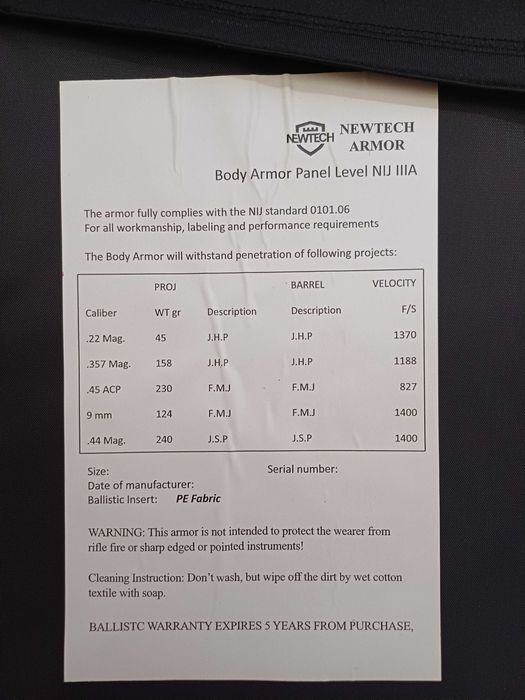 Балистична бронежилетка