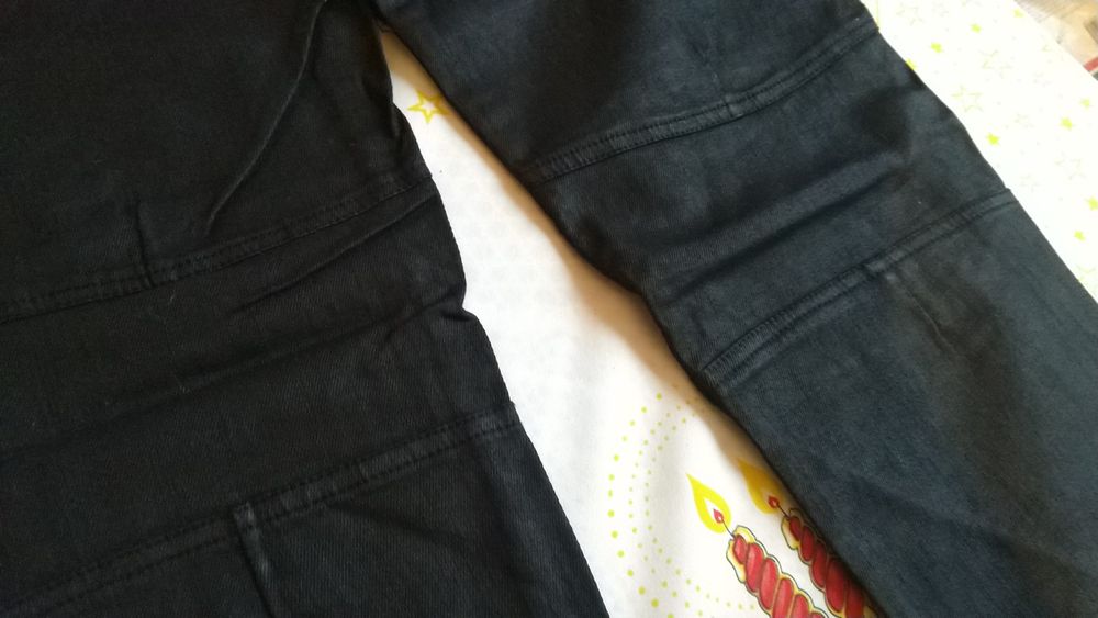 НОВ комплект кожено яке и промазани дънки Tipster, размер 44