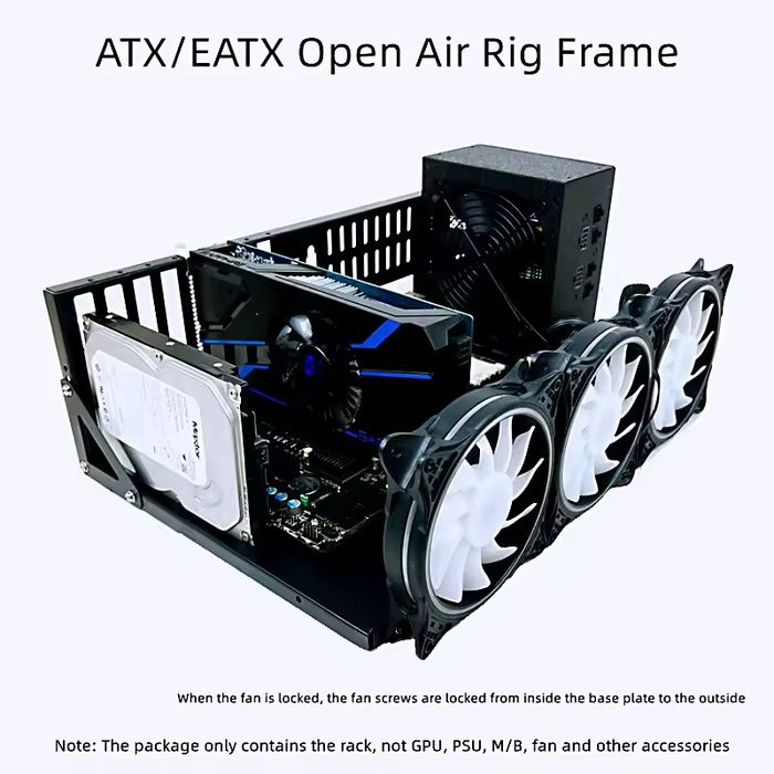 Кутия за Тестване и Сглобяване на PC – Open Frame ATX EATX