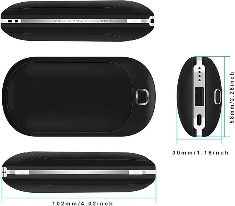 Incalzitor de mâini reincarcabil si baterie externa,RAYROW,sigilat