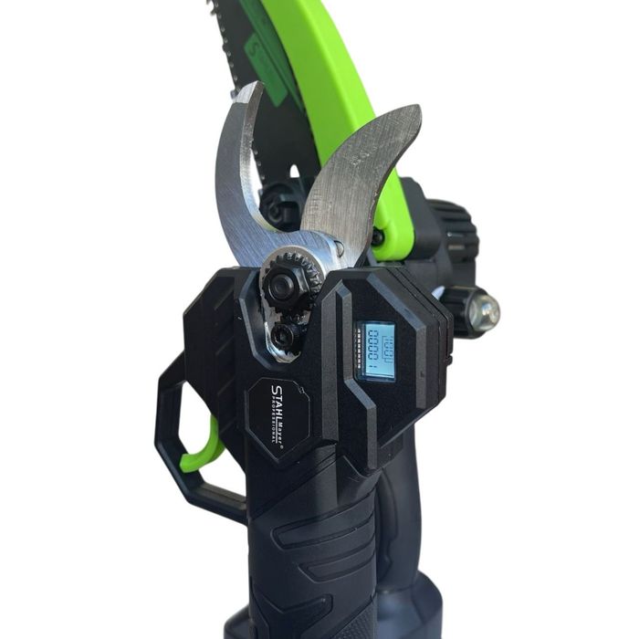 Комплект 2в1 Акумулаторна Лозарска Ножица и Трион с Омасляване 36V 8AH