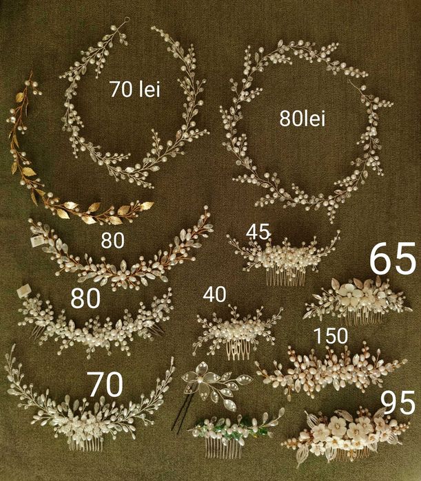 Mireasa. Coafura păr.Piepten pentru par. Accesorii par.