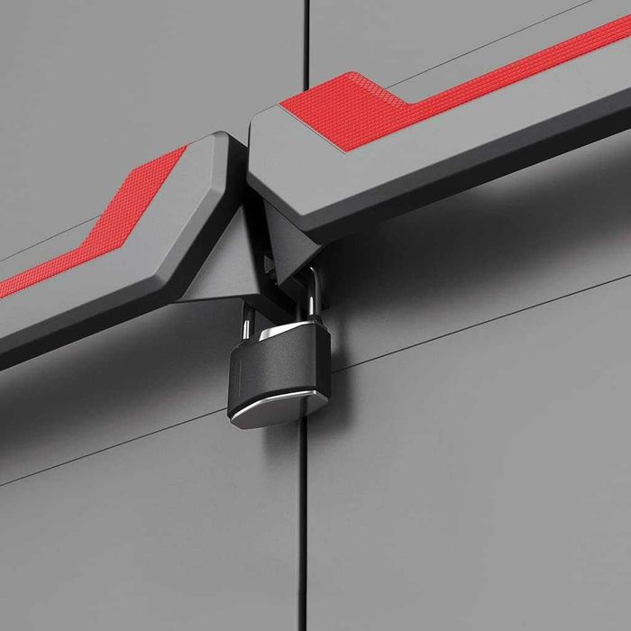 Keter Stilo PVC Шкаф,  68 x 39 x 173 cm, Сив, Произиведено в Италия