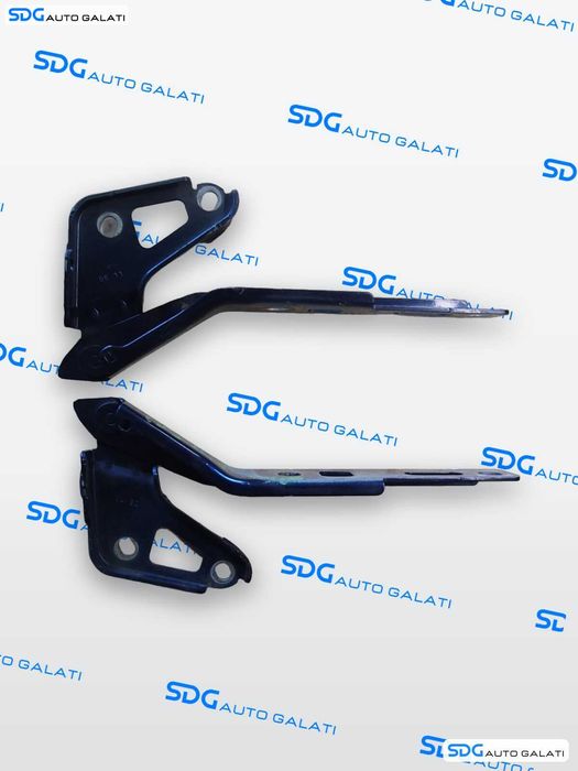 Set Balama Balamale Stanga Dreapta Capota Motor Audi Q7 4L 2007 - 2015 Cod 4L0823301 4L0823302 [LN0661]