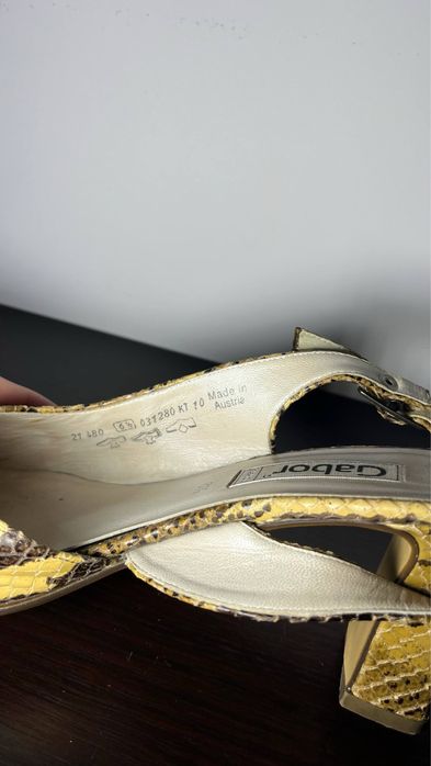 Gabor кожа, Roberto Rosso - дамски. EU39/EU37