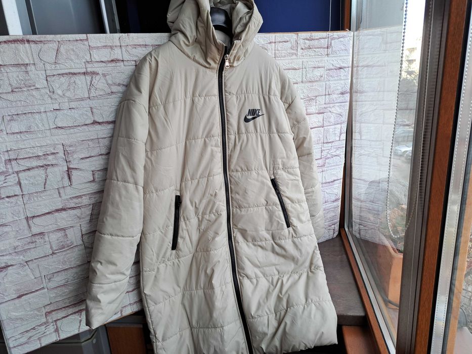 мъжко яке,зимно дълго яке,шуба,Nike,найк